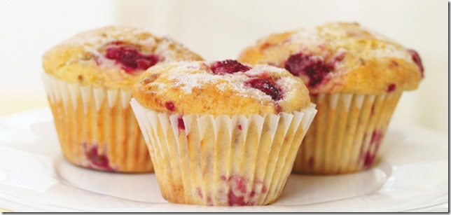 muffins aux framboises