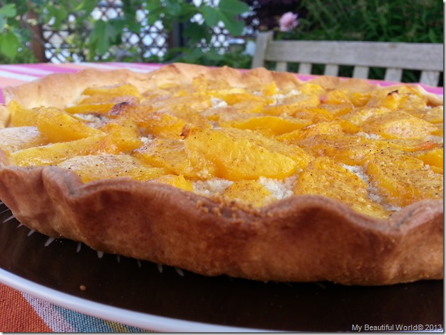 Tarte aux nectarines