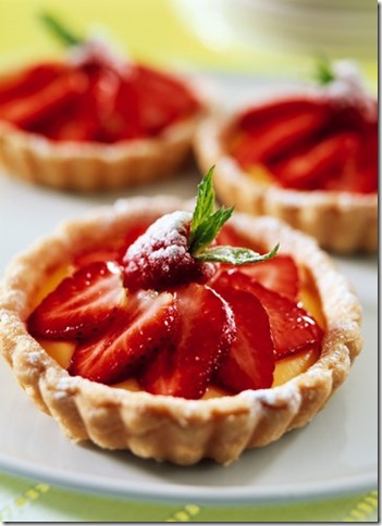 tarte aux fraises