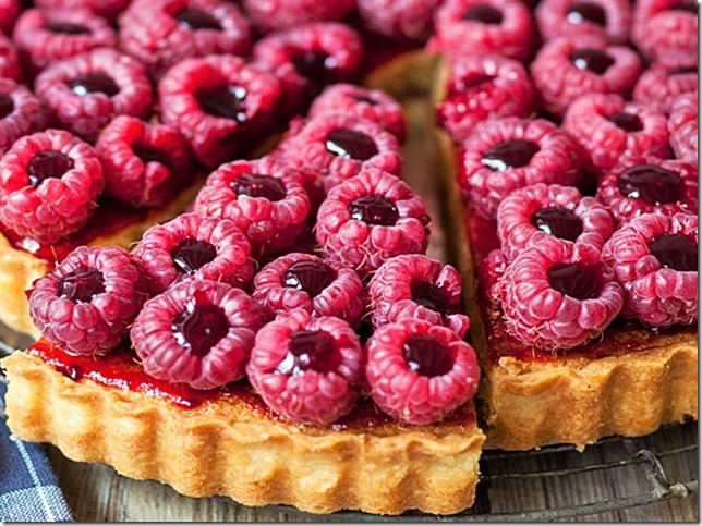 Tarte framboises