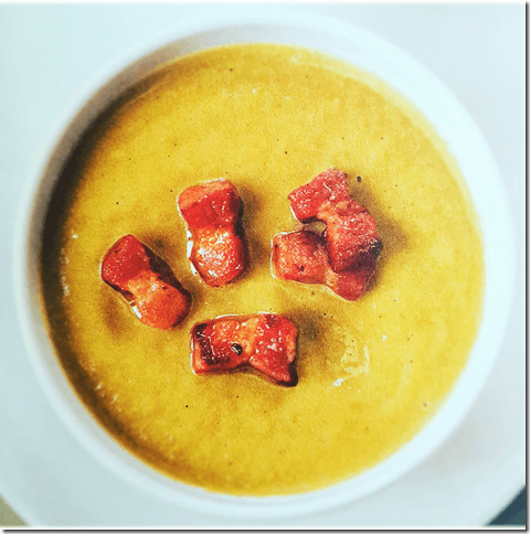 pois cassés aux lardons