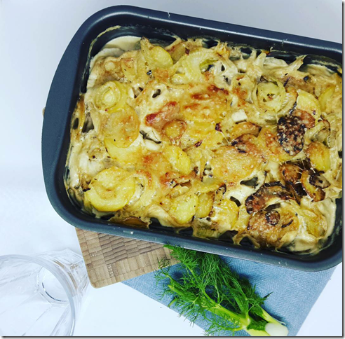 gratin de fenouil