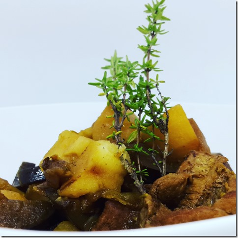 sautédeporcaubergine