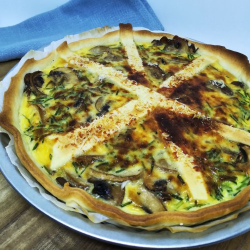 Quiche aux champignons