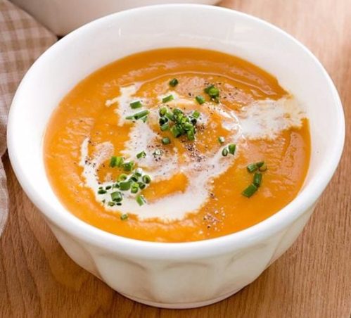 velouté lentilles corail