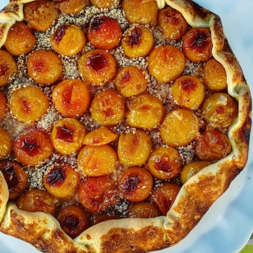 Tarte rustique aux mirabelles